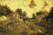 William Morris Hunt A landscape painting simply entitled Landscape oil painting on canvas